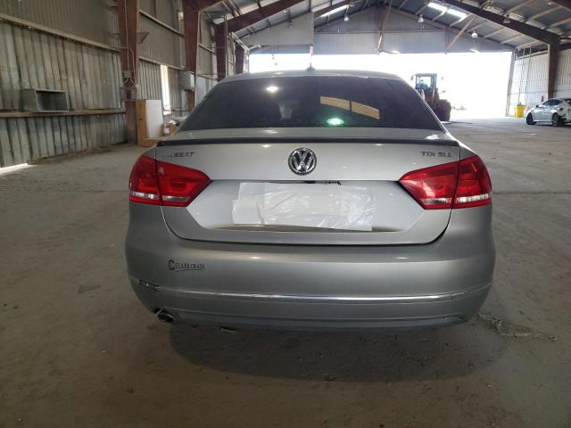 1VWCN7A37DC032137 - 2013 VOLKSWAGEN PASSAT SEL SILVER photo 6