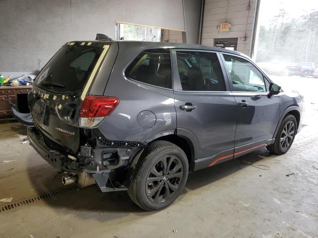 JF2SKAGC5NH487571 - 2022 SUBARU FORESTER SPORT GRAY photo 3