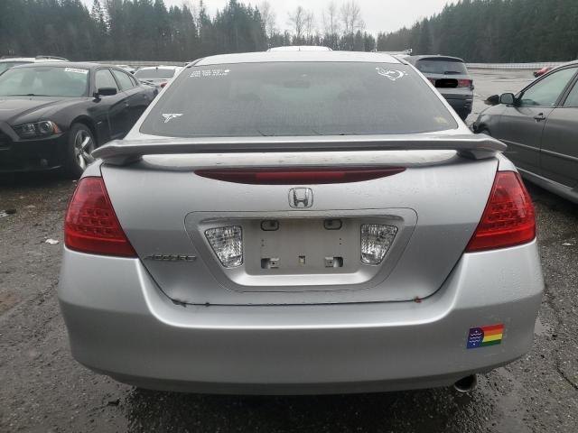 JHMCM56437C004396 - 2007 HONDA ACCORD LX SILVER photo 6