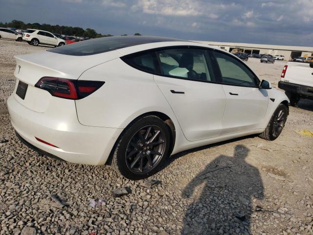 5YJ3E1EA2MF084707 - 2021 TESLA MODEL 3 WHITE photo 3