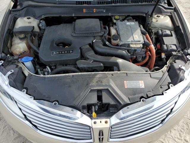 3LN6L2LU6FR629004 - 2015 LINCOLN MKZ HYBRID Krem fotoğraf 11