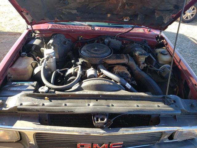 1GTCS14Z0P8514092 - 1993 GMC SONOMA RED photo 11