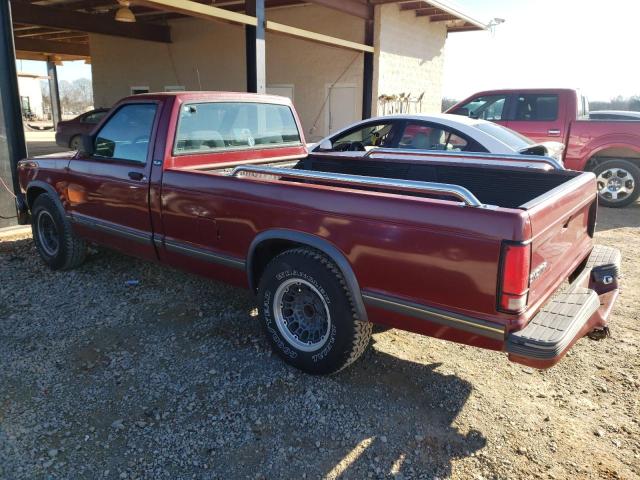 1GTCS14Z0P8514092 - 1993 GMC SONOMA RED photo 2