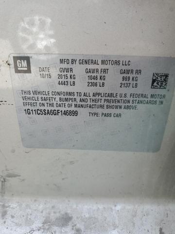 1G11C5SA6GF146899 - 2016 CHEVROLET MALIBU LIM LT Қоңыр фото 12