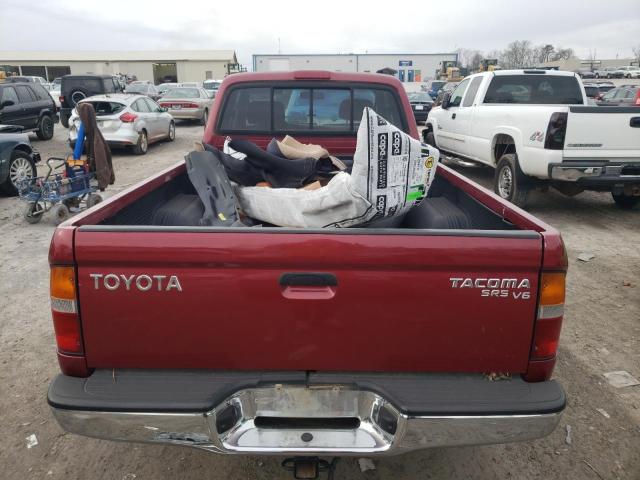 4TAWN72N5XZ490322 - 1999 TOYOTA TACOMA XTRACAB RED photo 6