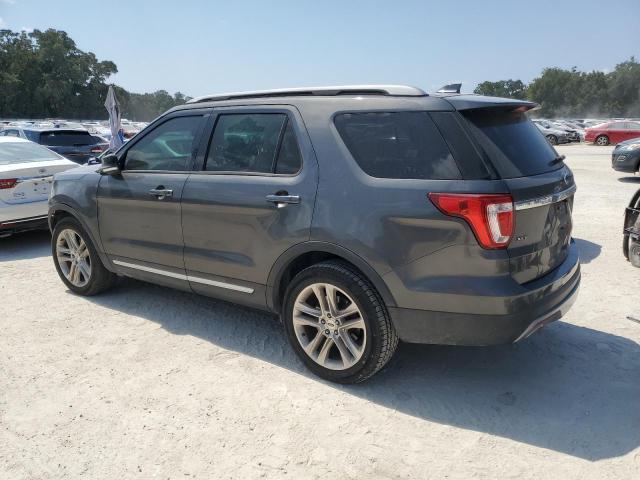 1FM5K7D84HGD36094 - 2017 FORD EXPLORER XLT CHARCOAL photo 2