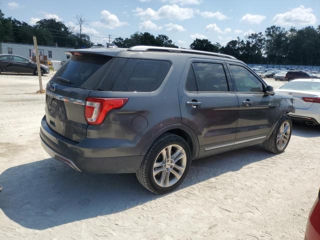 1FM5K7D84HGD36094 - 2017 FORD EXPLORER XLT CHARCOAL photo 3