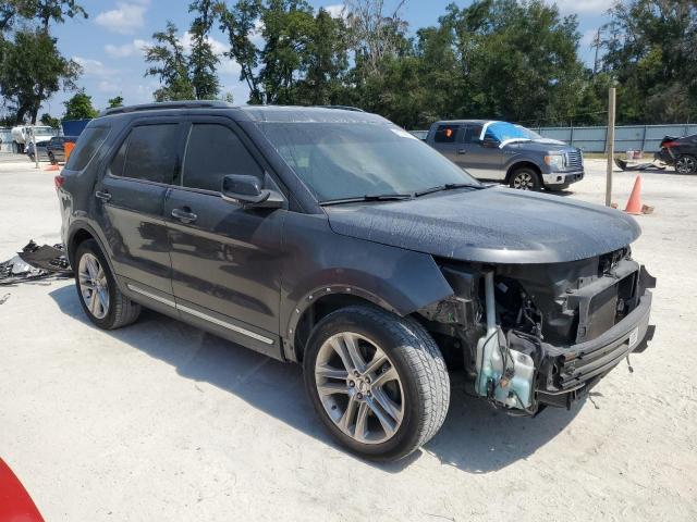 1FM5K7D84HGD36094 - 2017 FORD EXPLORER XLT CHARCOAL photo 4