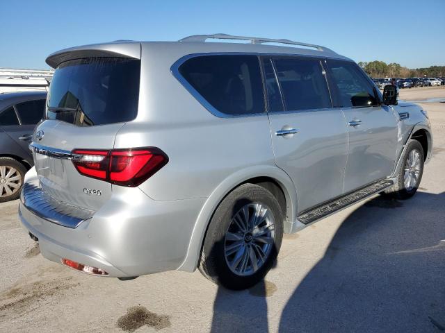 JN8AZ2NF1K9682697 - 2019 INFINITI QX80 LUXE SILVER photo 3