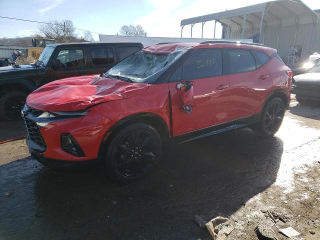 3GNKBERS5KS639062 - 2019 CHEVROLET BLAZER RS RED photo 1