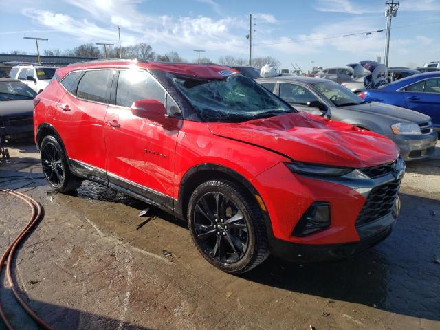 3GNKBERS5KS639062 - 2019 CHEVROLET BLAZER RS RED photo 4