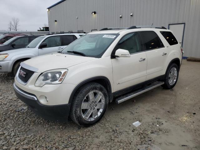 1GKLRNED3AJ132455 - 2010 GMC ACADIA SLT-2 WHITE photo 1