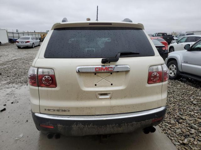 1GKLRNED3AJ132455 - 2010 GMC ACADIA SLT-2 WHITE photo 6