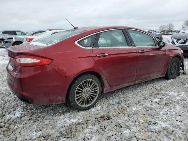 3FA6P0T96GR270804 - 2016 FORD FUSION SE MAROON photo 3