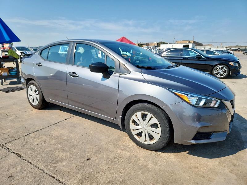 3N1CN8DV4ML857405 - 2021 NISSAN VERSA S GRAY photo 4