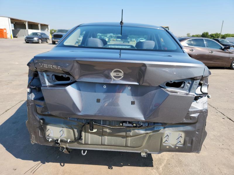 3N1CN8DV4ML857405 - 2021 NISSAN VERSA S GRAY photo 6