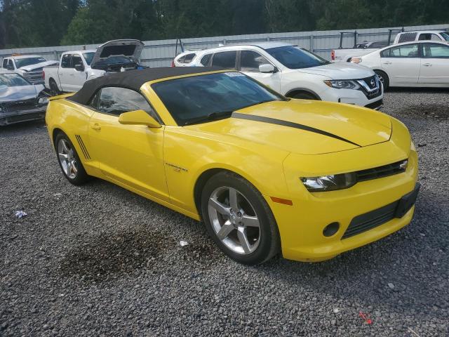 2G1FD3D38F9217789 - 2015 CHEVROLET CAMARO LT 黄色 照片 4