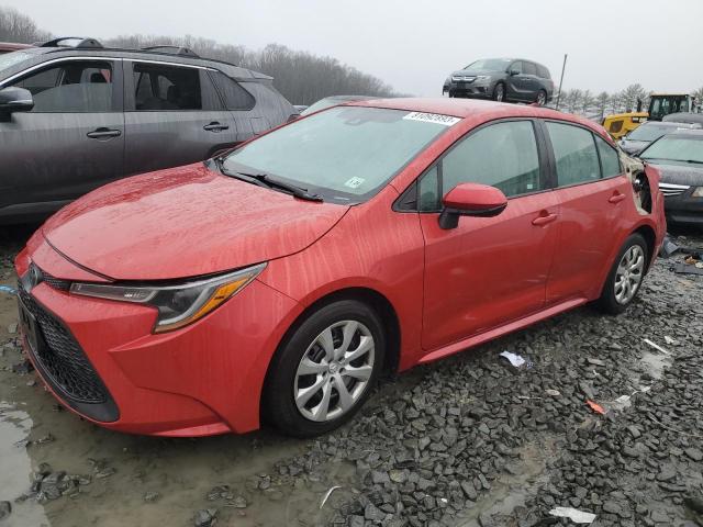 5YFEPRAE1LP010451 - 2020 TOYOTA COROLLA LE RED photo 1