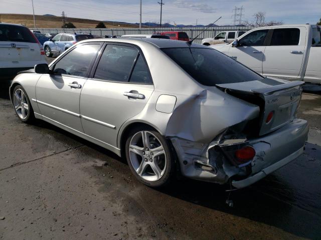 JTHBD192950095493 - 2005 LEXUS IS 300 SILVER photo 2