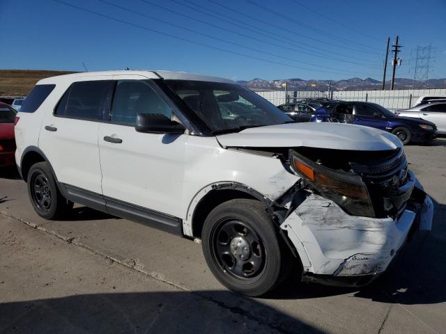 1FM5K8AR1EGA33613 - 2014 FORD EXPLORER POLICE INTERCEPTOR WHITE photo 4