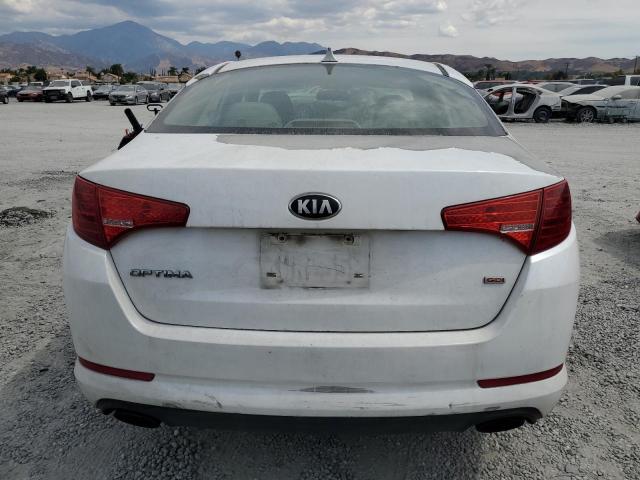 5XXGM4A70DG090227 - 2013 KIA OPTIMA LX WHITE photo 6