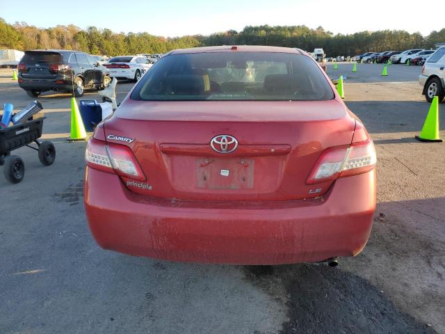 4T4BF3EK9AR076007 - 2010 TOYOTA CAMRY BASE BURGUNDY photo 6