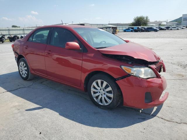 5YFBU4EEXCP047023 - 2012 TOYOTA COROLLA BASE Rojo foto 4
