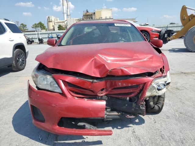 5YFBU4EEXCP047023 - 2012 TOYOTA COROLLA BASE Rojo foto 5