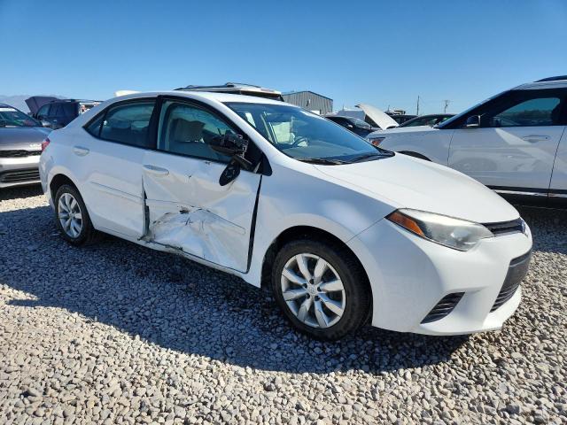 5YFBURHE3FP245018 - 2015 TOYOTA COROLLA L WHITE photo 4
