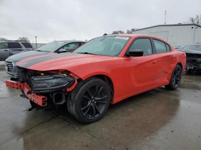 2C3CDXBG2HH657298 - 2017 DODGE CHARGER SE RED photo 1