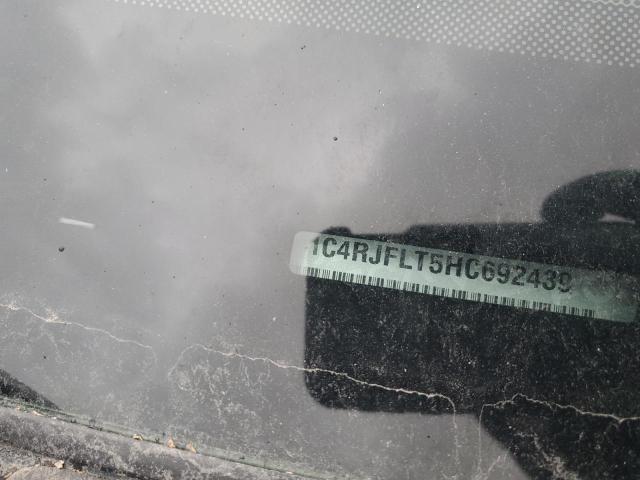 1C4RJFLT5HC692439 - 2017 JEEP GRAND CHER TRAILHAWK BLACK photo 12