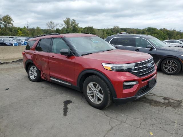 1FMSK8DH7NGB12774 - 2022 FORD EXPLORER XLT RED photo 4