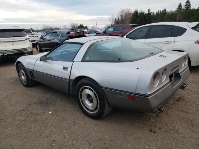 1G1AY0785E5107444 - 1984 CHEVROLET CORVETTE SILVER photo 2