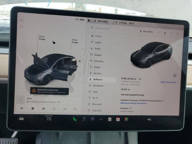 7SAYGAEE5PF871046 - 2023 TESLA MODEL Y Szary zdjęcie 9