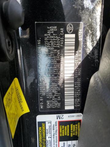 4T1BK3EK1BU131072 - 2011 TOYOTA CAMRY SE 黑色 照片 13