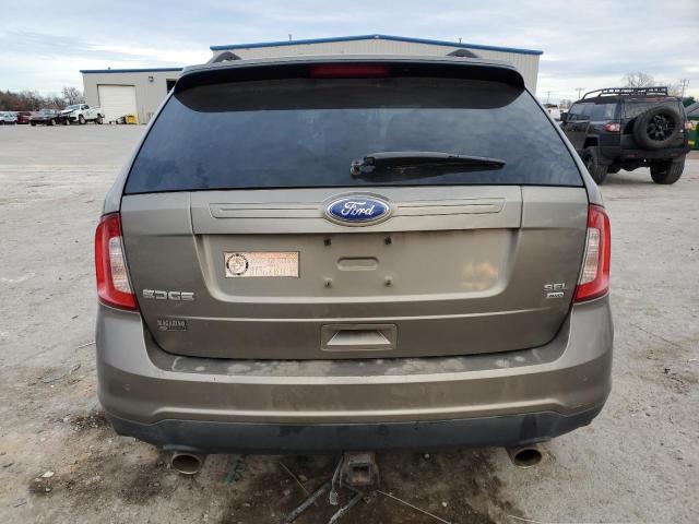 2FMDK4JC4CBA66187 - 2012 FORD EDGE SEL TAN photo 6