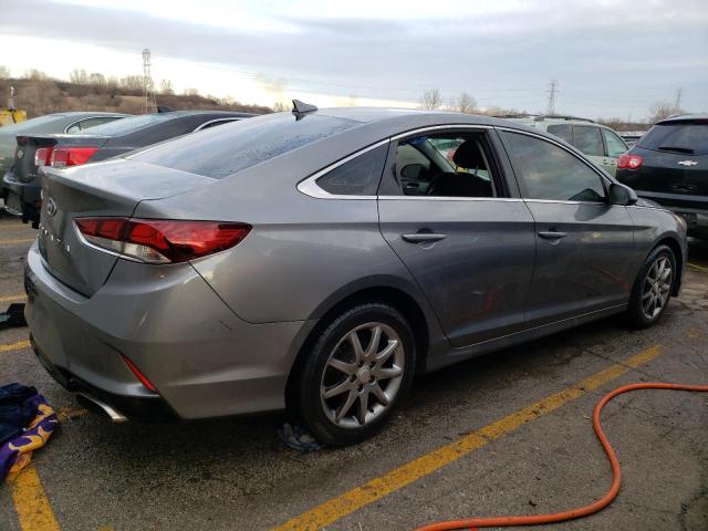 5NPE24AF7JH616129 - 2018 HYUNDAI SONATA SE GRAY photo 3