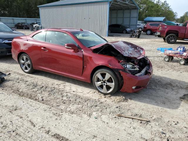 JTHFF2C26B2515253 - 2011 LEXUS IS 250 RED photo 4