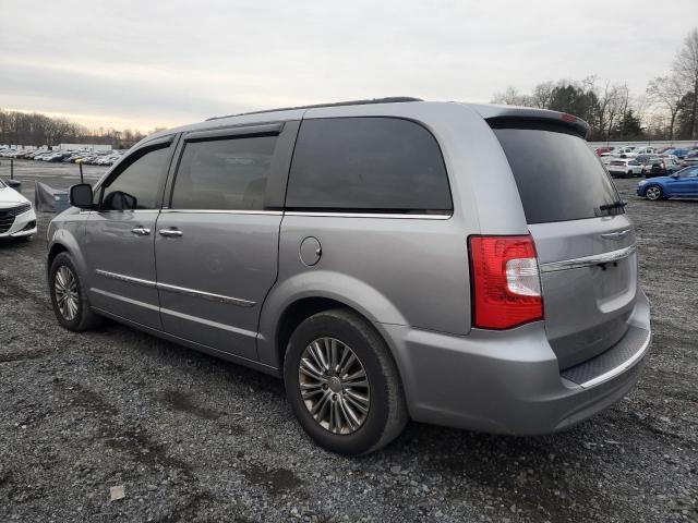 2C4RC1CG9DR777205 - 2013 CHRYSLER TOWN & COU TOURING L SILVER photo 2