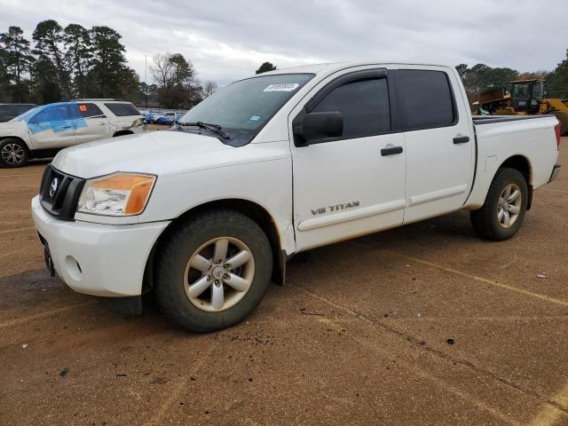 1N6BA0EK1DN312351 - 2013 NISSAN TITAN S WHITE photo 1