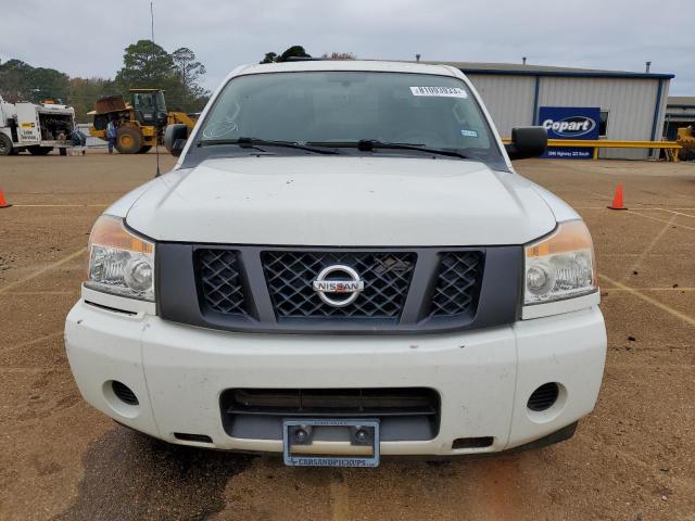 1N6BA0EK1DN312351 - 2013 NISSAN TITAN S WHITE photo 5