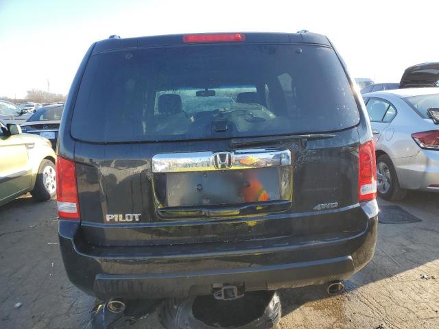 5FNYF4H5XBB029468 - 2011 HONDA PILOT EXL BLACK photo 6