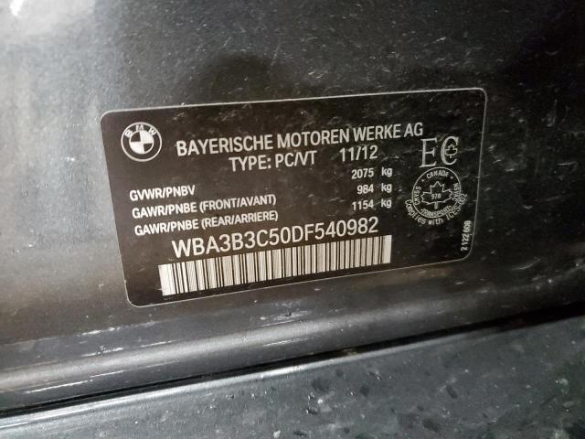 WBA3B3C50DF540982 - 2013 BMW 328 XI CHARCOAL photo 13