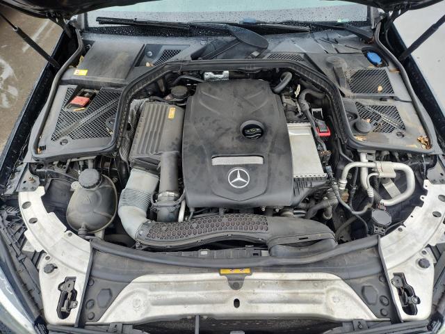 55SWF4KB1FU014125 - 2015 MERCEDES-BENZ C 300 4MATIC BLACK photo 11