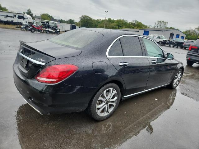 55SWF4KB1FU014125 - 2015 MERCEDES-BENZ C 300 4MATIC BLACK photo 3