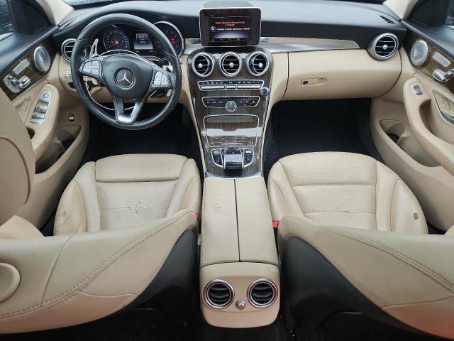 55SWF4KB1FU014125 - 2015 MERCEDES-BENZ C 300 4MATIC BLACK photo 8