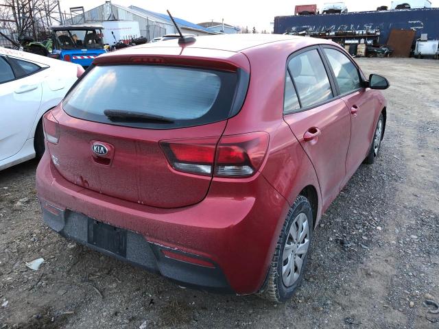 3KPA25AB3JE041792 - 2018 KIA RIO LX RED photo 3