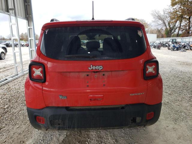 ZACNJAAB4LPL07885 - 2020 JEEP RENEGADE SPORT RED photo 6