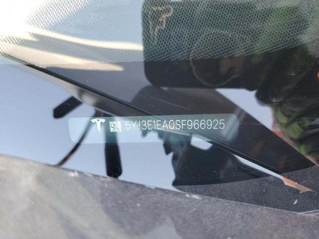 5YJ3E1EA0SF966925 - 2025 TESLA MODEL 3 石墨色 照片 12