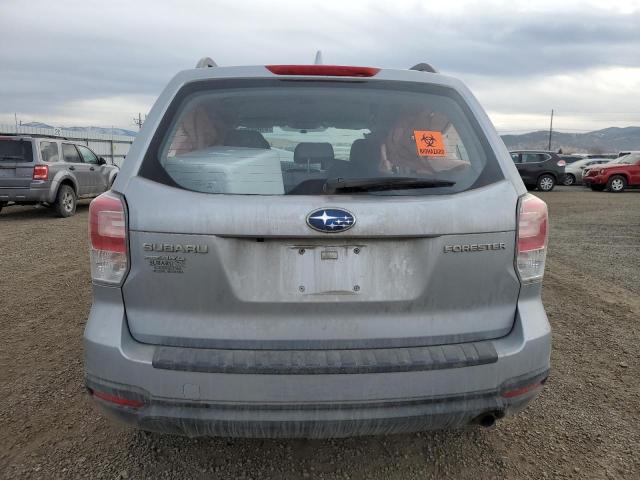 JF2SJABC4JH589349 - 2018 SUBARU FORESTER 2.5I SILVER photo 6